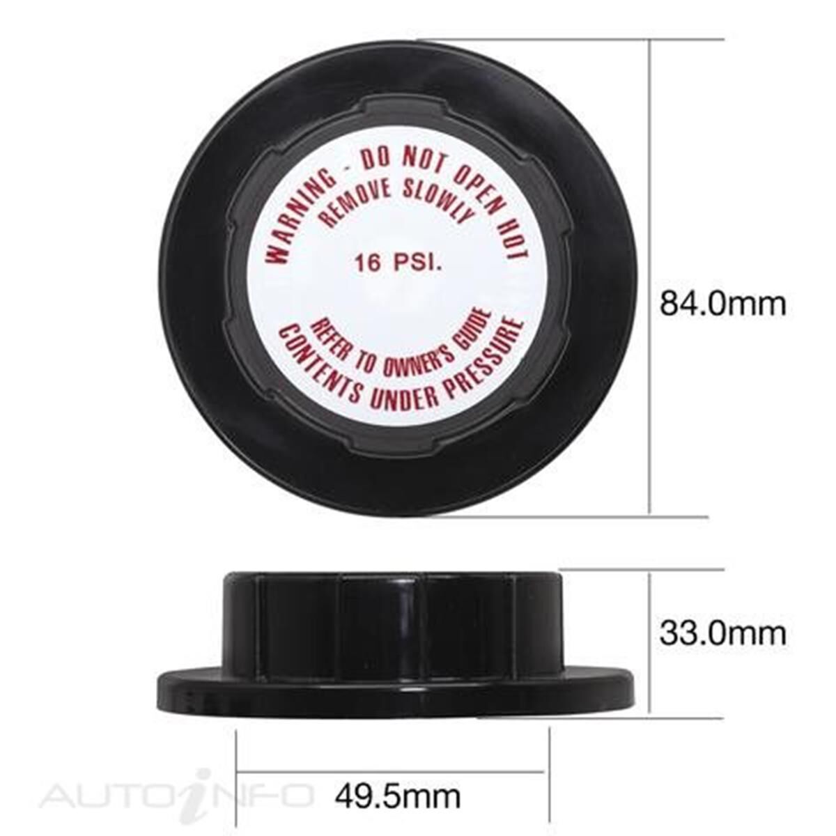 Supercheap auto hot sale radiator cap