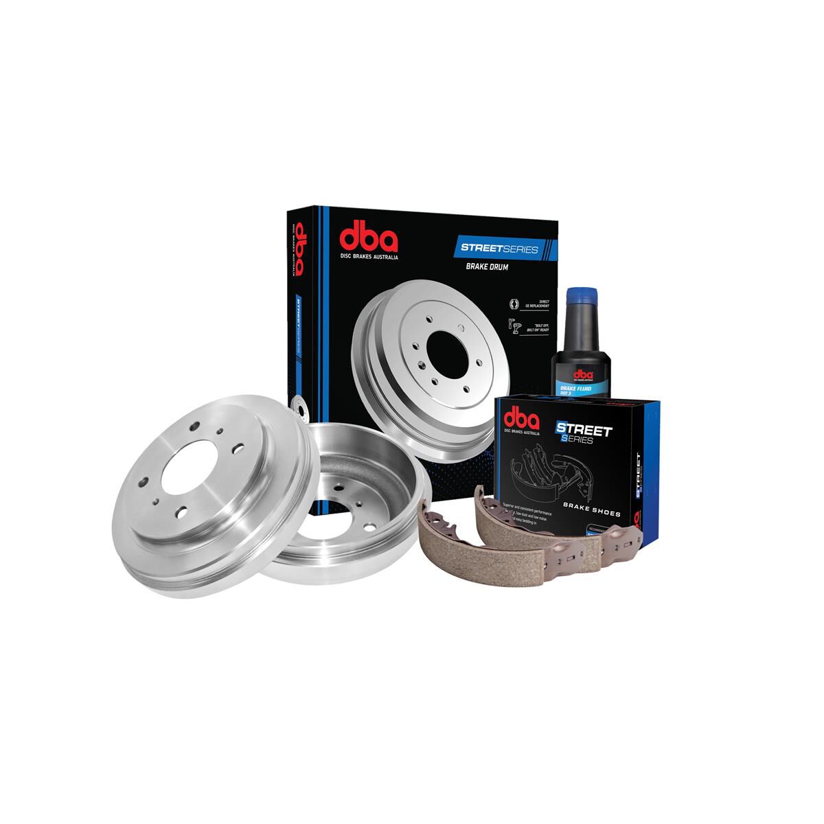 DBA BRAKE DRUM AND BRAKE SHOE COMBO PACK - DRUMS X 2, SET BRAKE SHOES, DBA1756CP, , scaau_hi-res