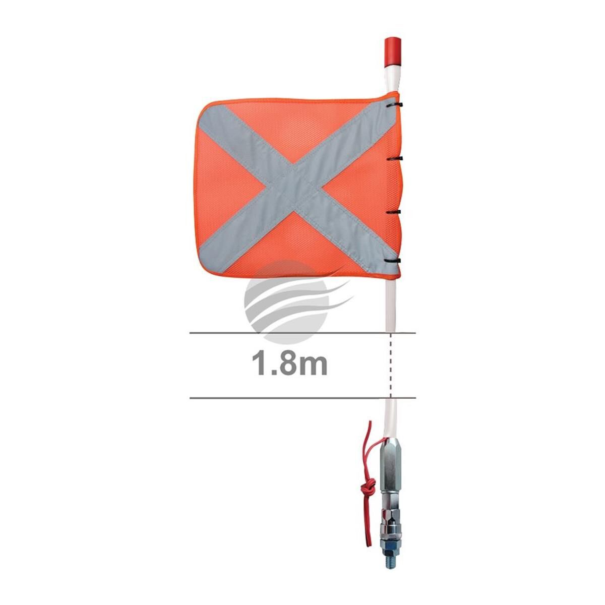 CROSS FLAG W/- Q/REL MNT BASE, , scaau_hi-res