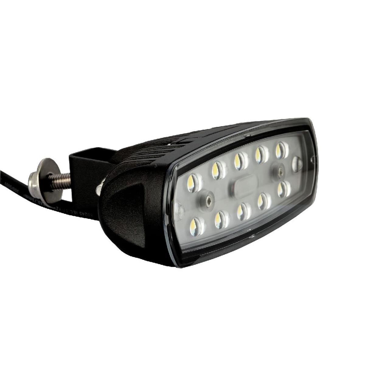 LED RECTGL WORKLAMP WIDE FLOOD BEAM 140Deg 9-36V 14.4W 12LEDs, , scaau_hi-res