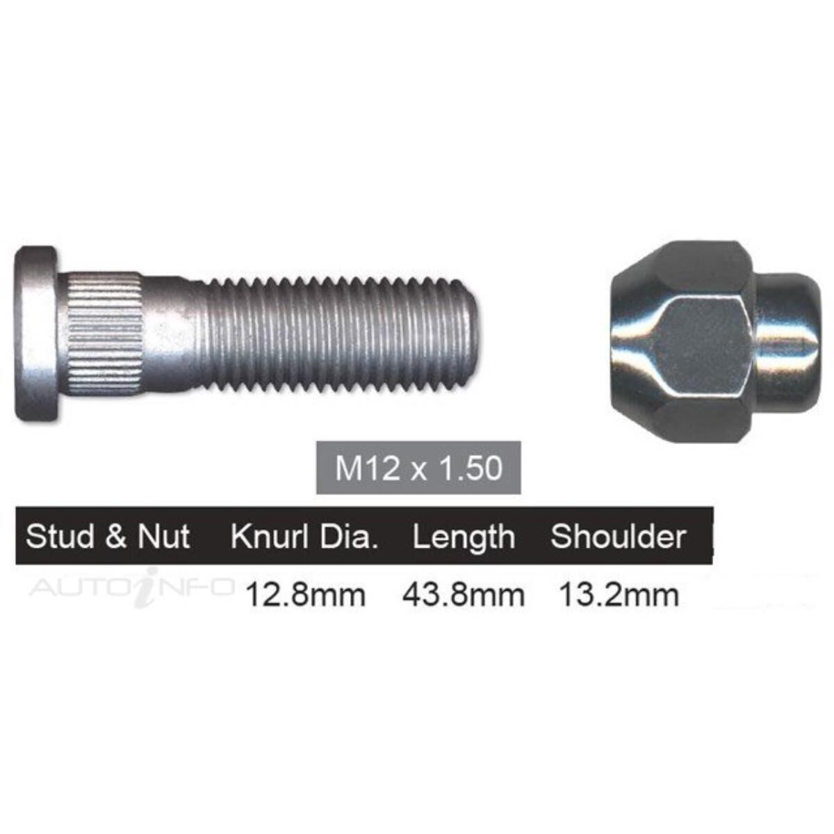 Wheel Stud & Nuts, , scaau_hi-res