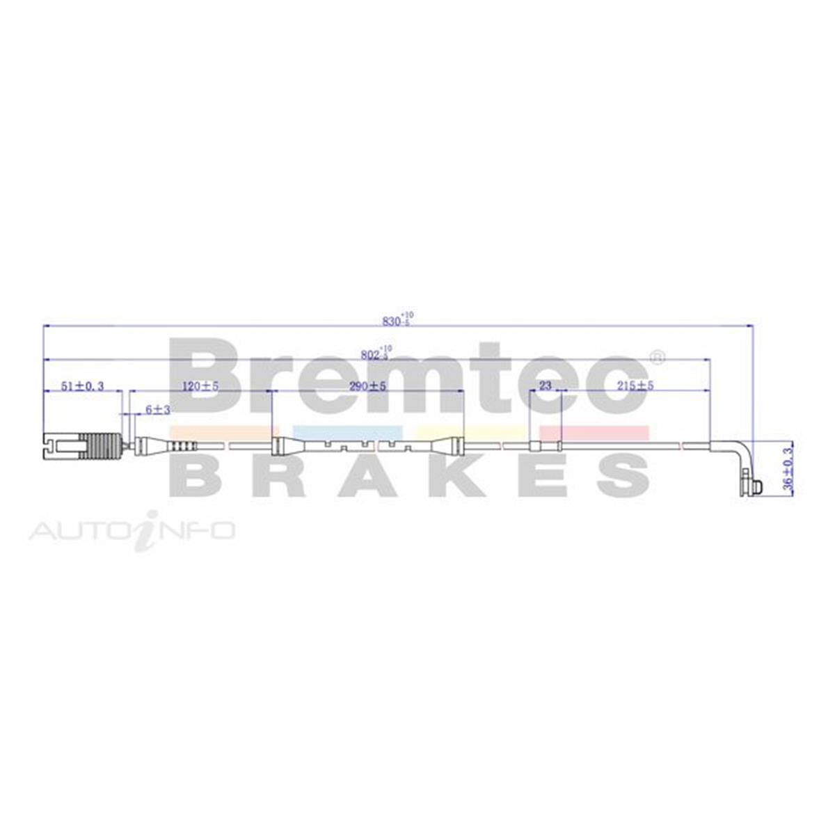 EUROLINE BRAKE WEAR SENSOR, , scaau_hi-res