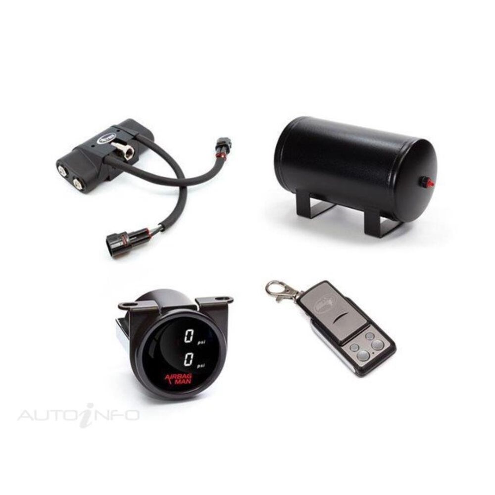 Airbag Man Wireless Dual Air Control Kit With Tank Digital Gauge (Using