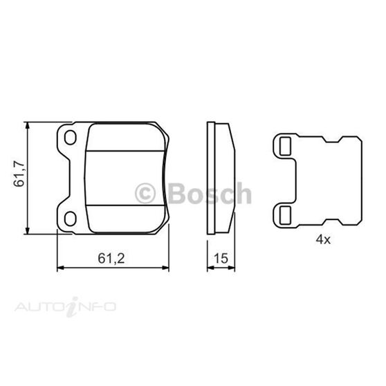 Bosch Brake Pads BP768 Supercheap Auto