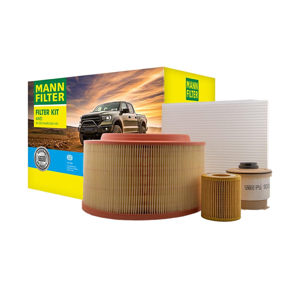 FILTER SERVICE PACK - RANGER PX, BT-50 UP/UR (2.2/3.2 TDDI)(ENGINE CODES: P5-AT/P4-AT/GBVAJPF) RADIAL AIR FILTER, , scaau_hi-res