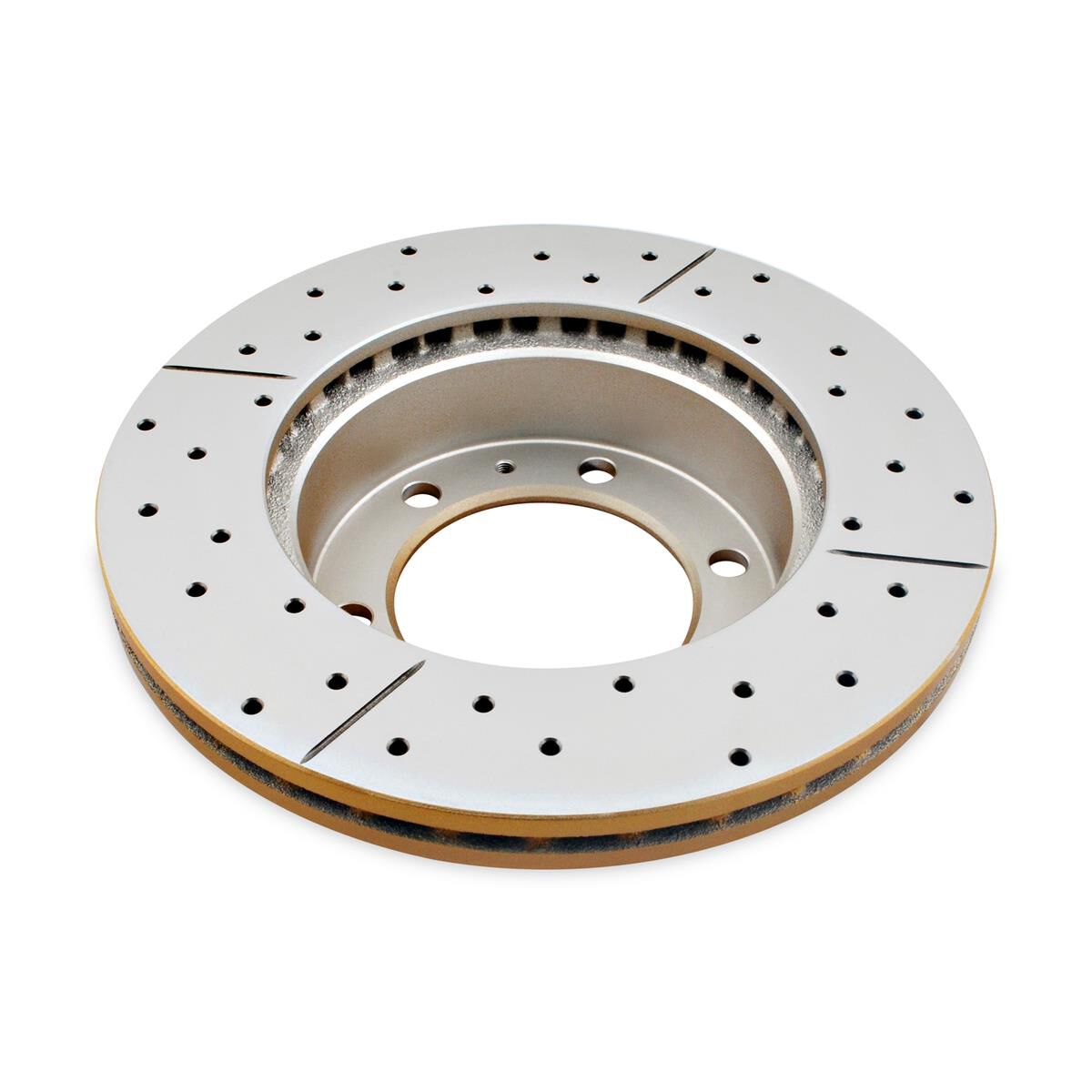 Street Gold Cross-drilled/slotted KP [ Toyota Hi-Lux 4X4 04-> & Fortuner 2008-> F ], , scaau_hi-res