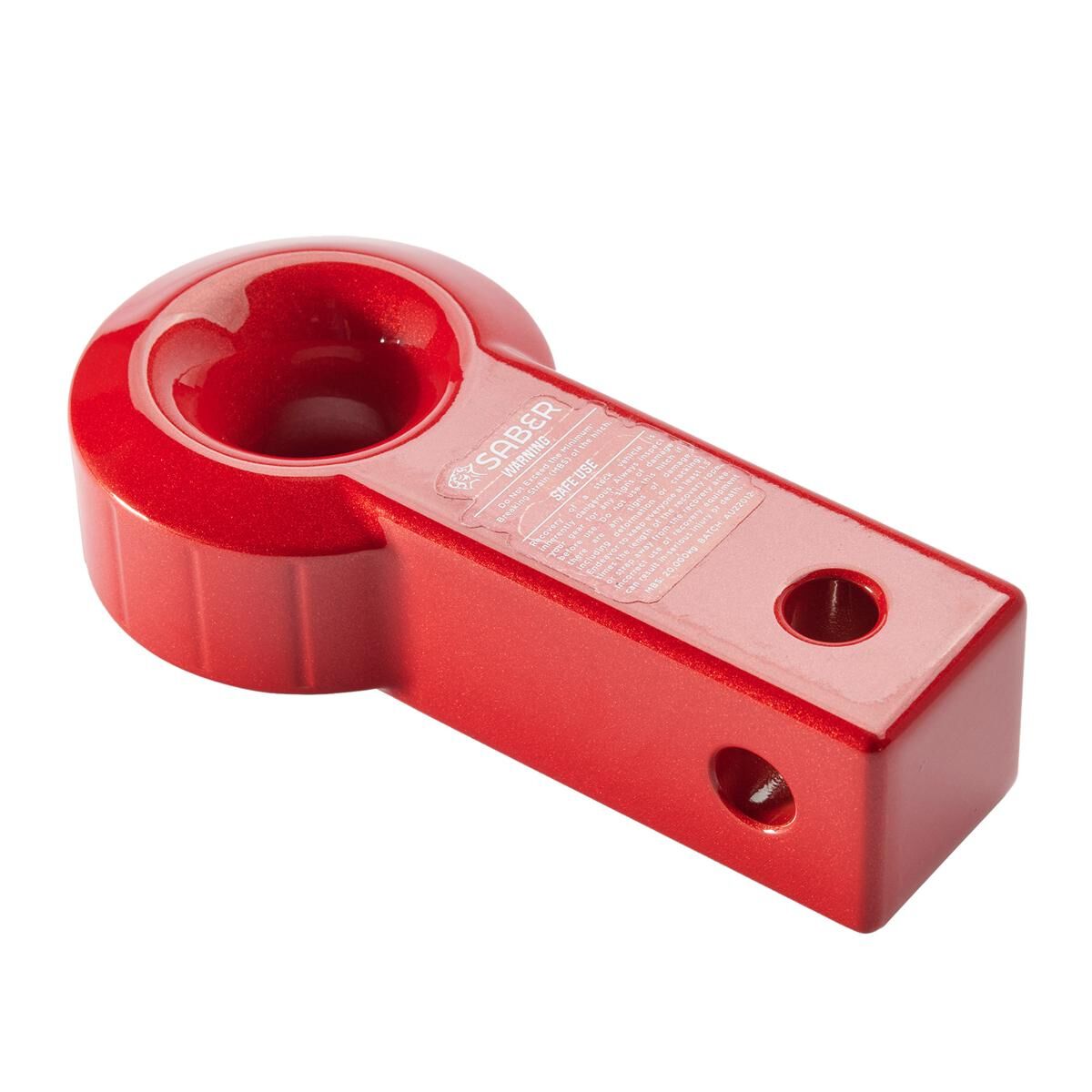 SABER ALUMINIUM RECOVERY HITCH - PRISMATIC RED, , scaau_hi-res