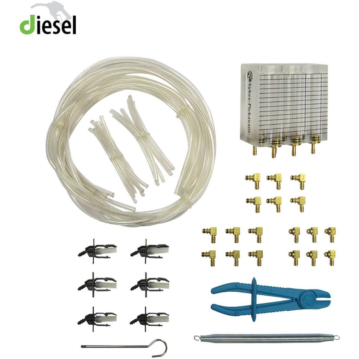 SYKES CRD INJECTOR FUEL RETURN FLOW KIT, , scaau_hi-res
