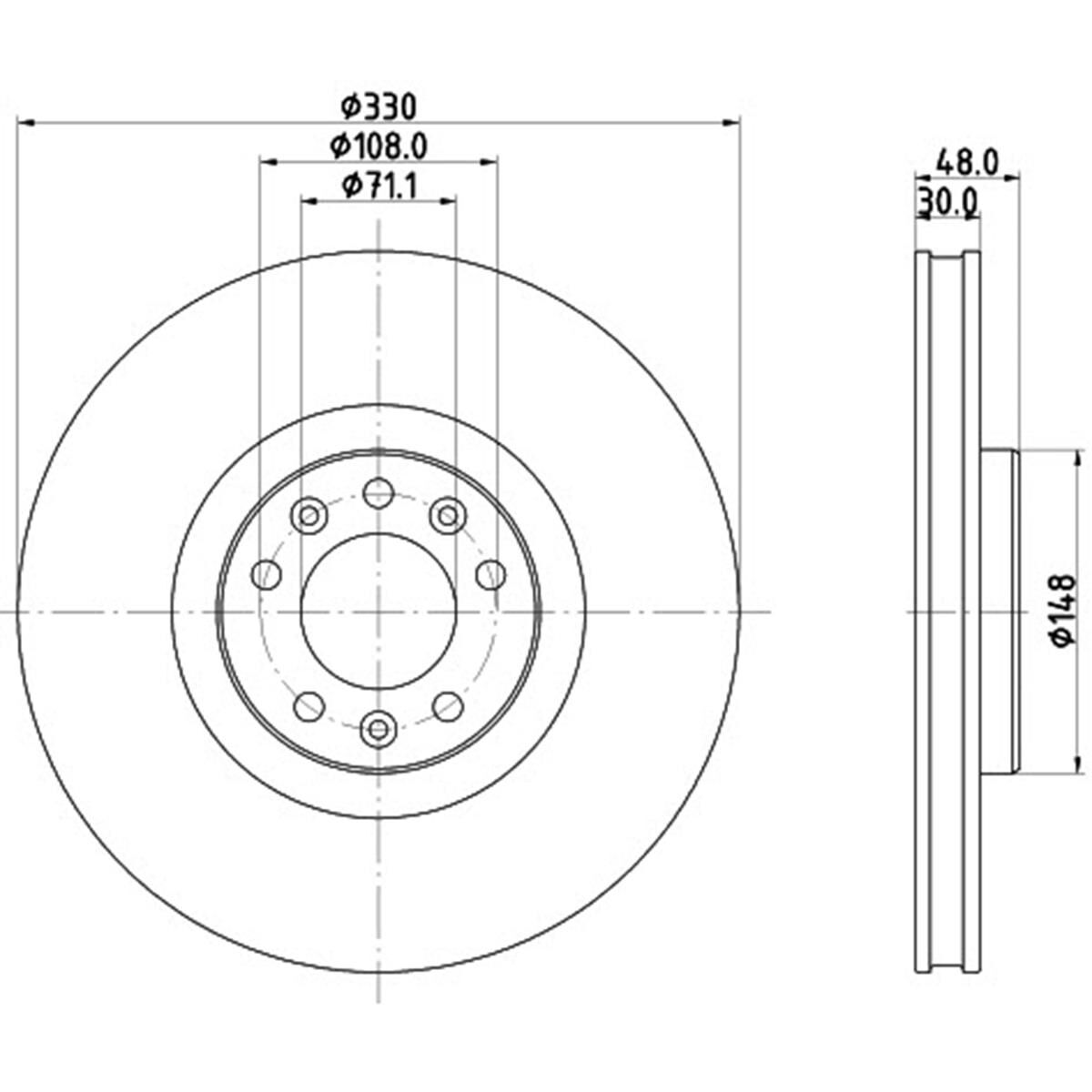 BREMTEC BRAKE ROTOR - PAIR, , scaau_hi-res