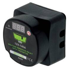 VSR & VOLTMETER 140AMP 12V CUT IN 13.3V CUT OUT 12.8V, , scaau_hi-res