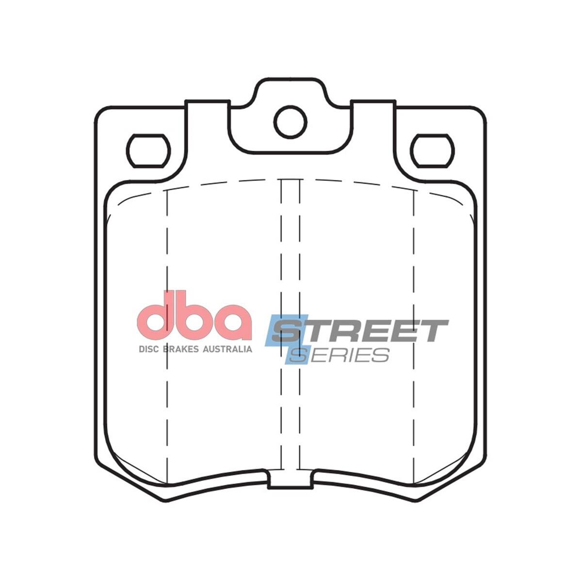 DBA SS STREET SERIES BRAKE PADS [ Chrysler Galant / Mazda R100 / Holden Gemini 1975 - 1985 F ], , scaau_hi-res