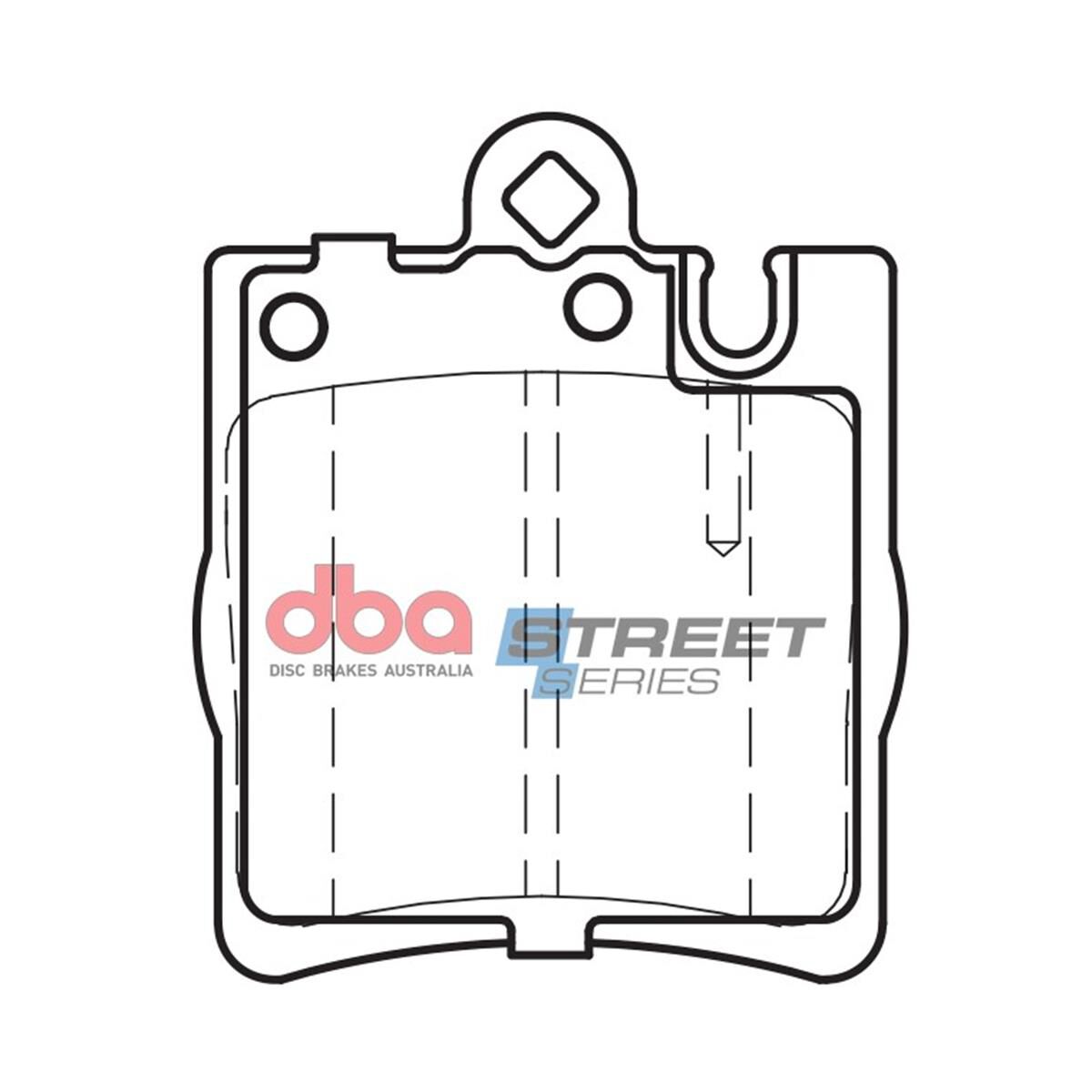 DBA SS STREET SERIES BRAKE PADS [ Mercedes 1995-2014 R ], , scaau_hi-res