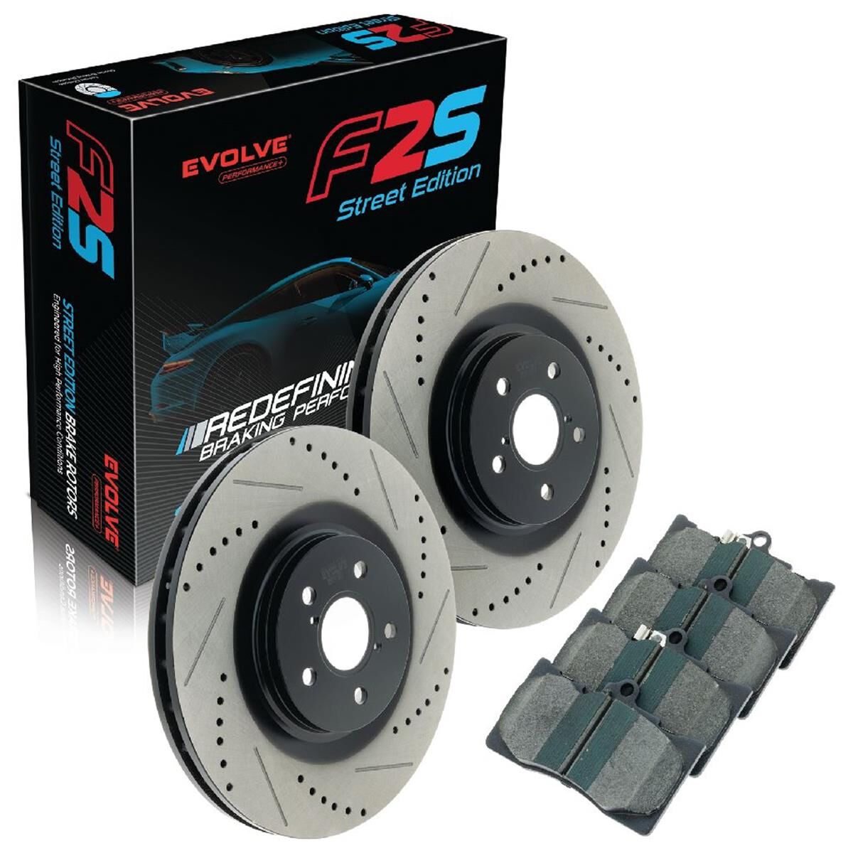 EVOLVE BUNDLE (PERFORMANCE)LEXUS GS300 3.0L 2005-12 (GRS190) FRONT, , scaau_hi-res