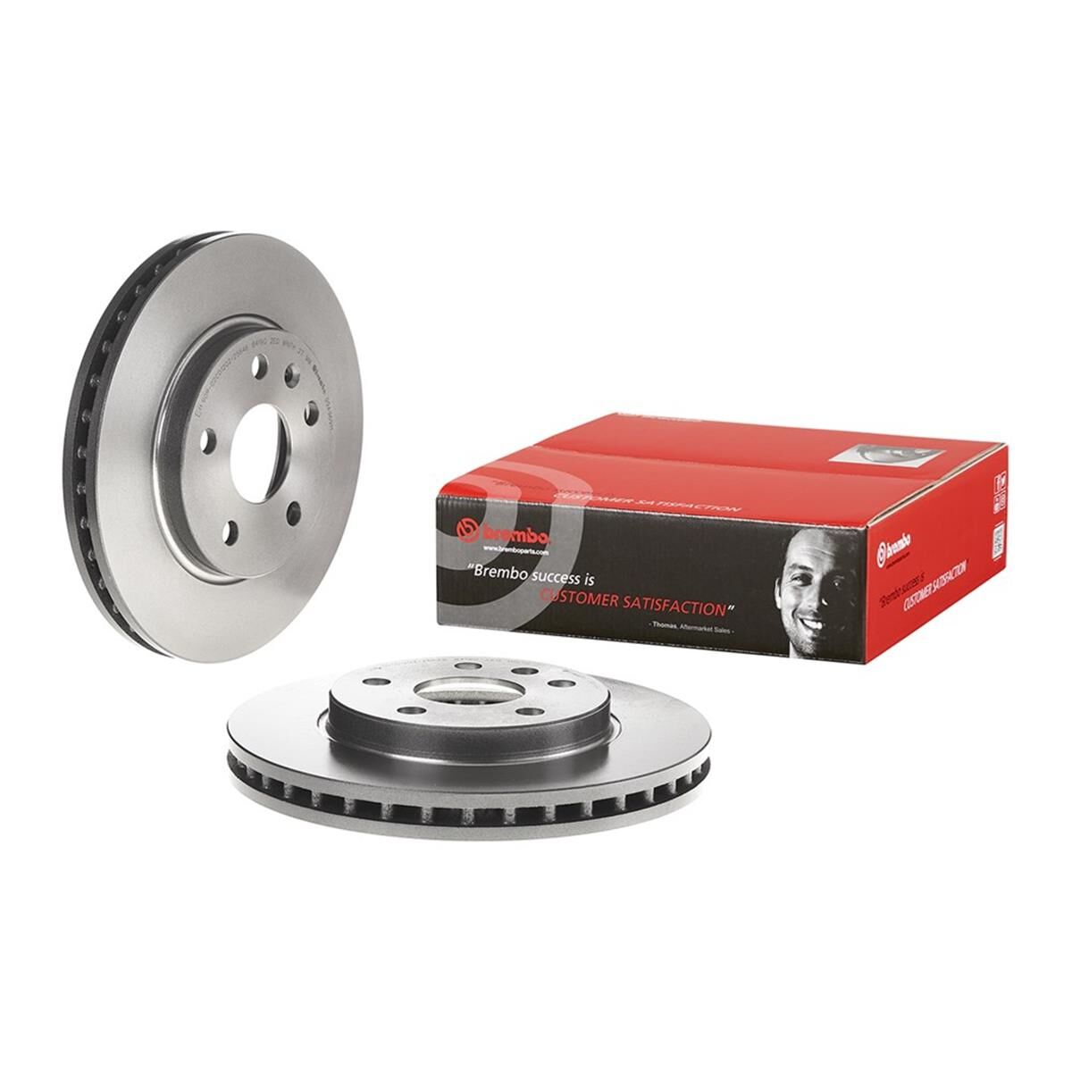Brembo Prime Vented Brake Rotor - Single - 09.A969.11 | Supercheap Auto