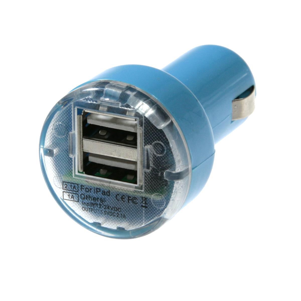 Dual Usb Port Charger Blue Supercheap Auto