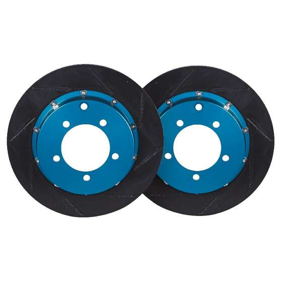 PROJECT MU BRAKE ROTORS PAIR SCR-PRO 2 PIECE GREEN 300X22MM, , scaau_hi-res