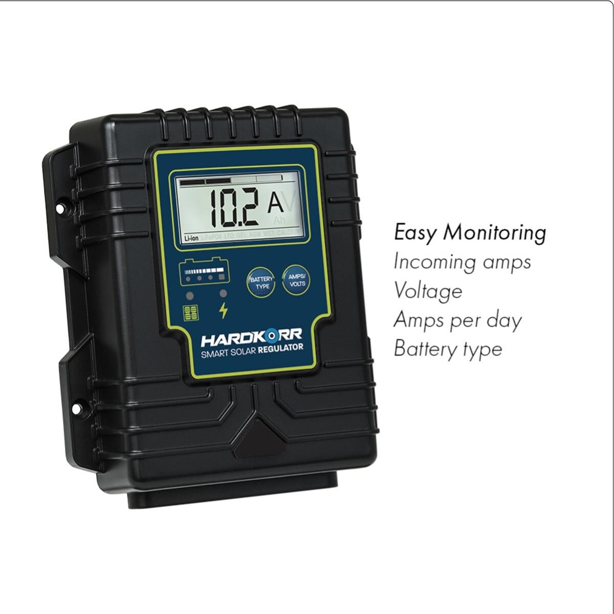 15A WATERPROOF LITHIUM-COMPATIBLE PWM SOLAR REGULATOR, , scaau_hi-res