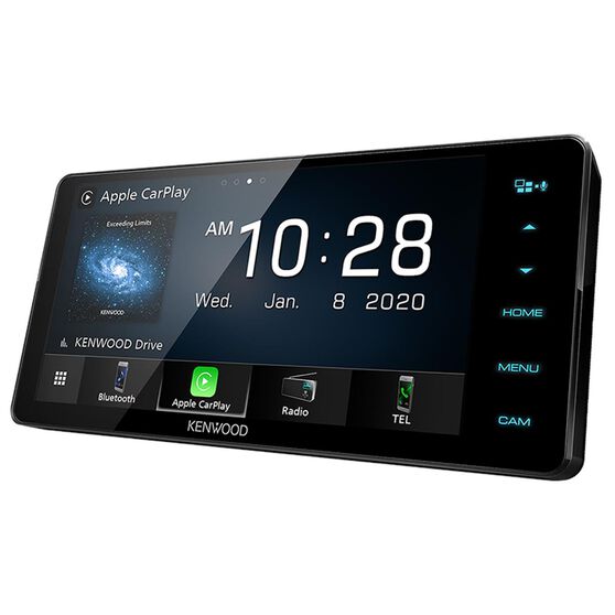 KENWOOD DUAL DIN 230MM MECHLESS AV RECEIVER 8" SCREEN CARPLAY ANDROID AUTO, , scaau_hi-res