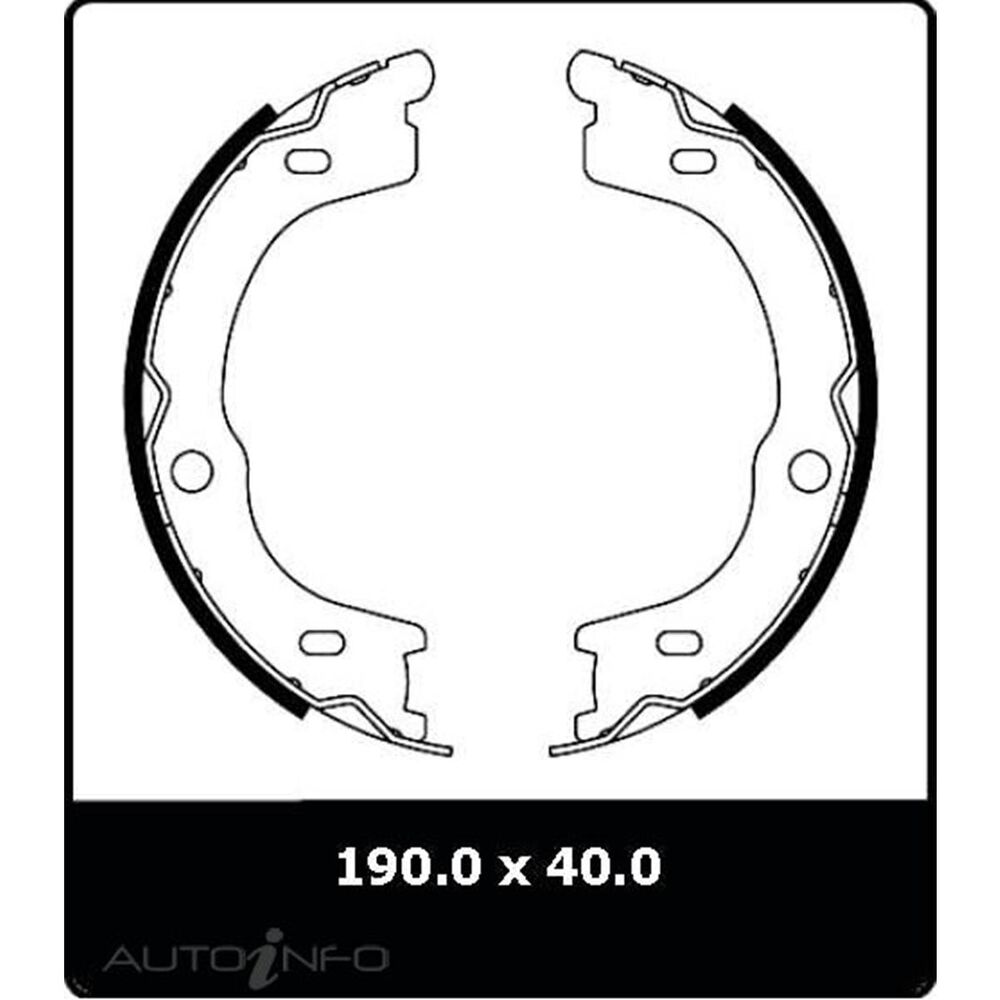Protex Parking Brake Shoes N3258 Supercheap Auto