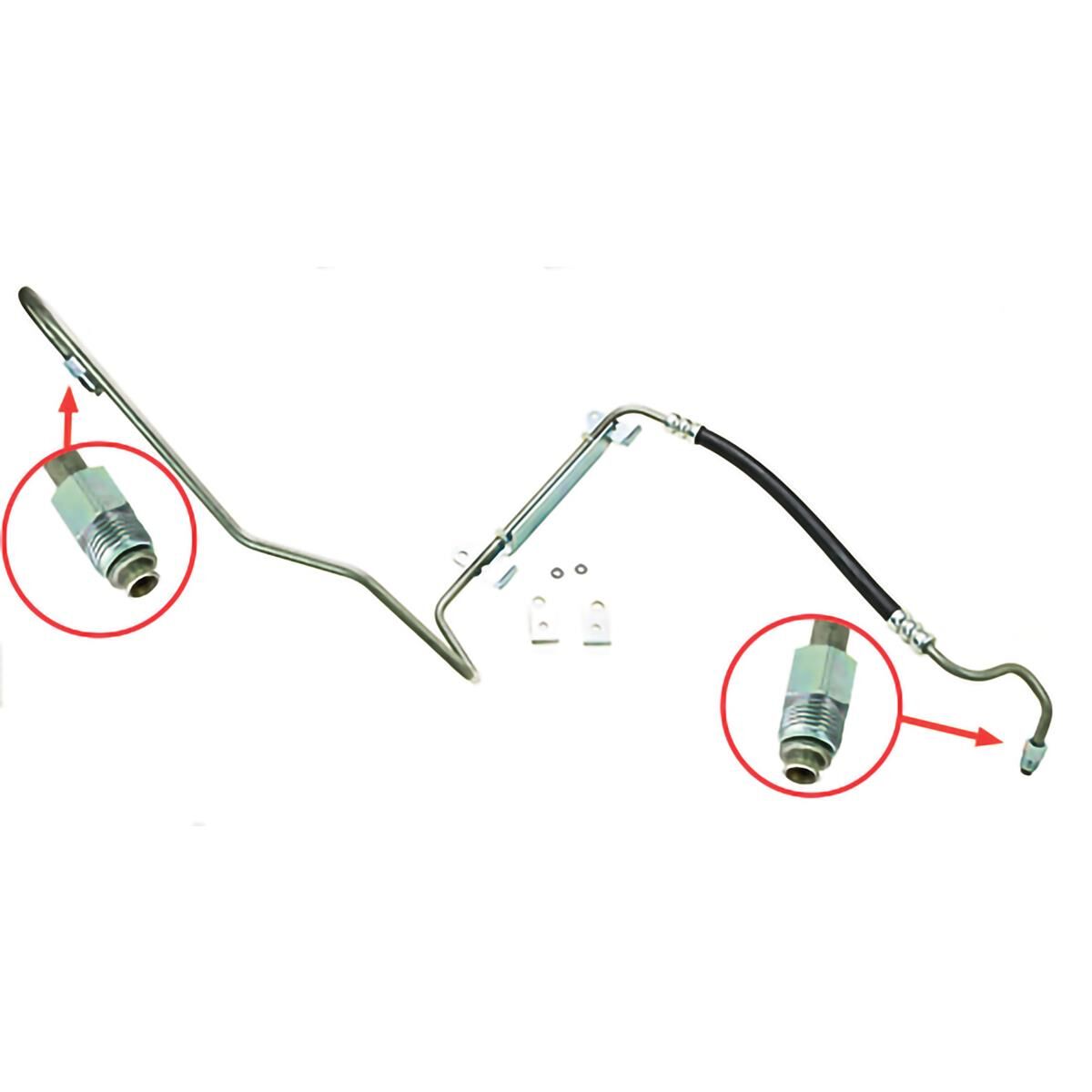 Power Steering Hose - Pressure - Holden VZ (V8), , scaau_hi-res