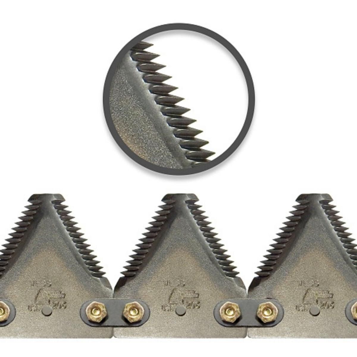 CUTTERBAR, 25' COARSE KNIFE ASSEMBLY LESS HEAD, , scaau_hi-res