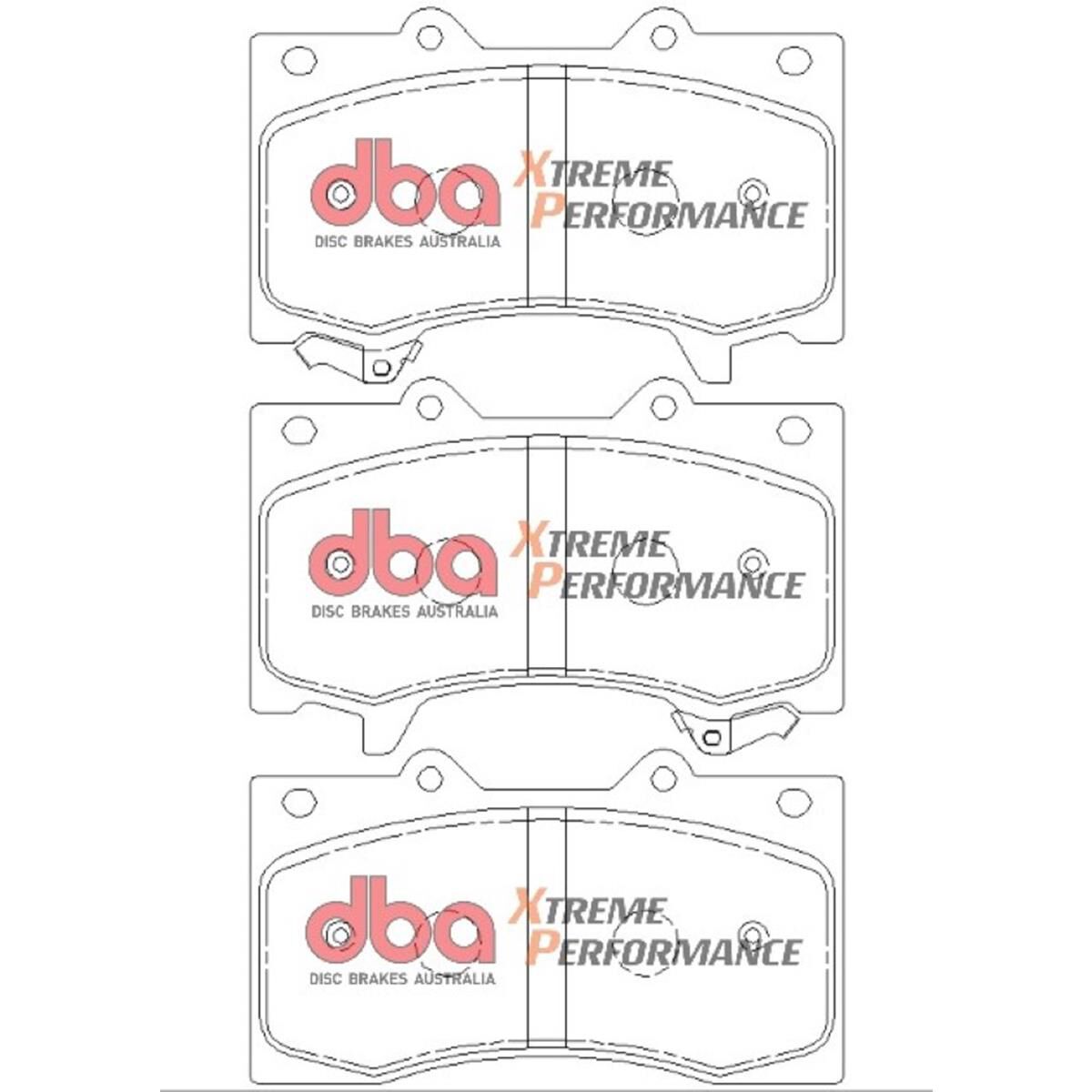 DBA XP PERFORMANCE BRAKE PADS Nissan Patrol  Y62, , scaau_hi-res
