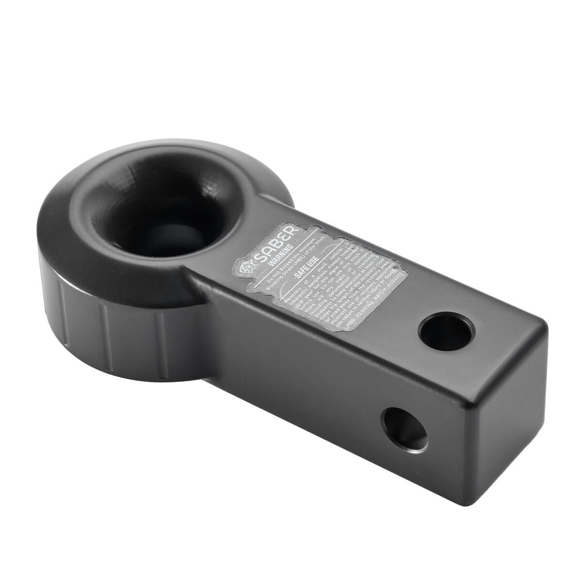 SABER ALUMINIUM RECOVERY HITCH - CERAKOTE BLACK, , scaau_hi-res