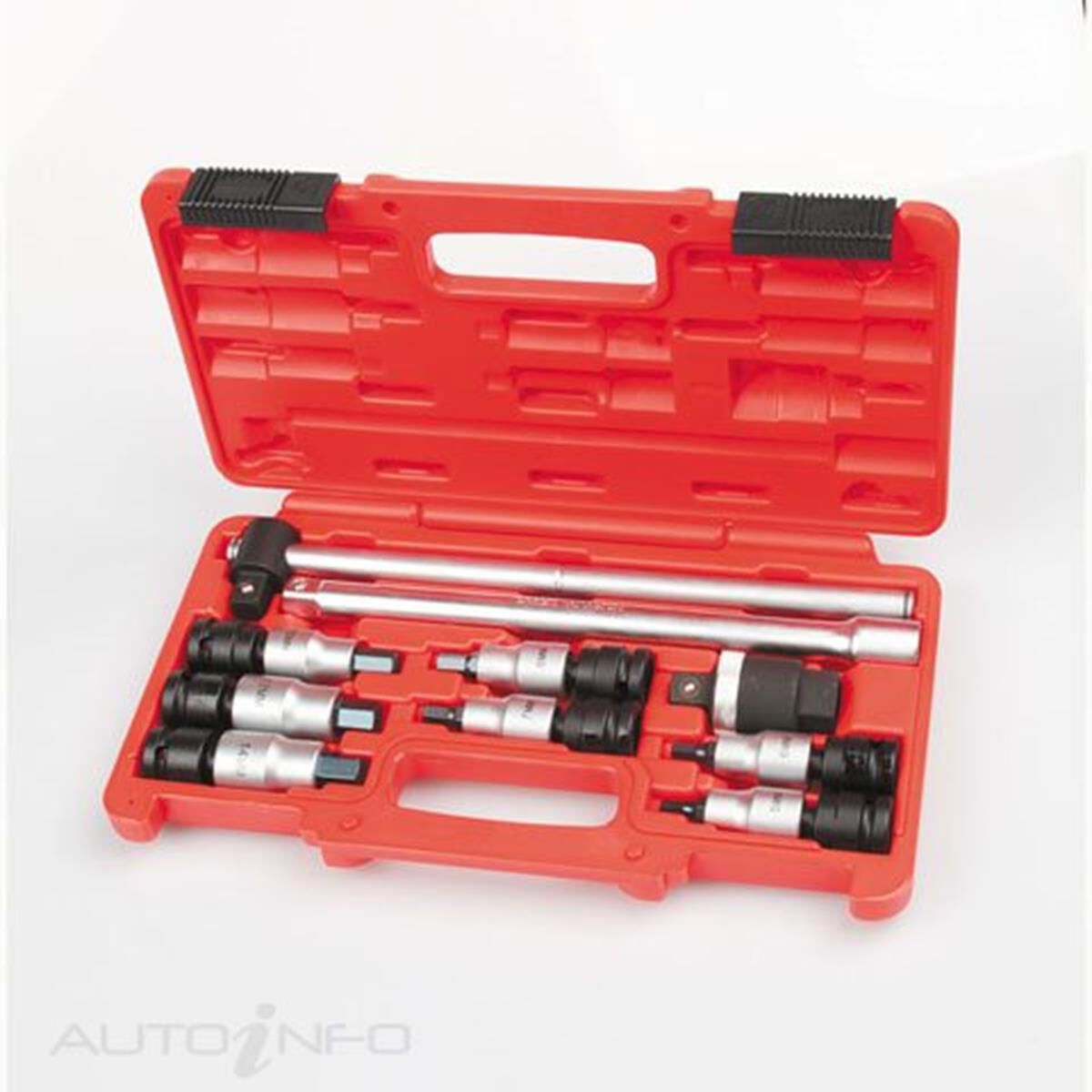 TOLEDO BIT SOCKET SET METRIC 10PC, , scaau_hi-res