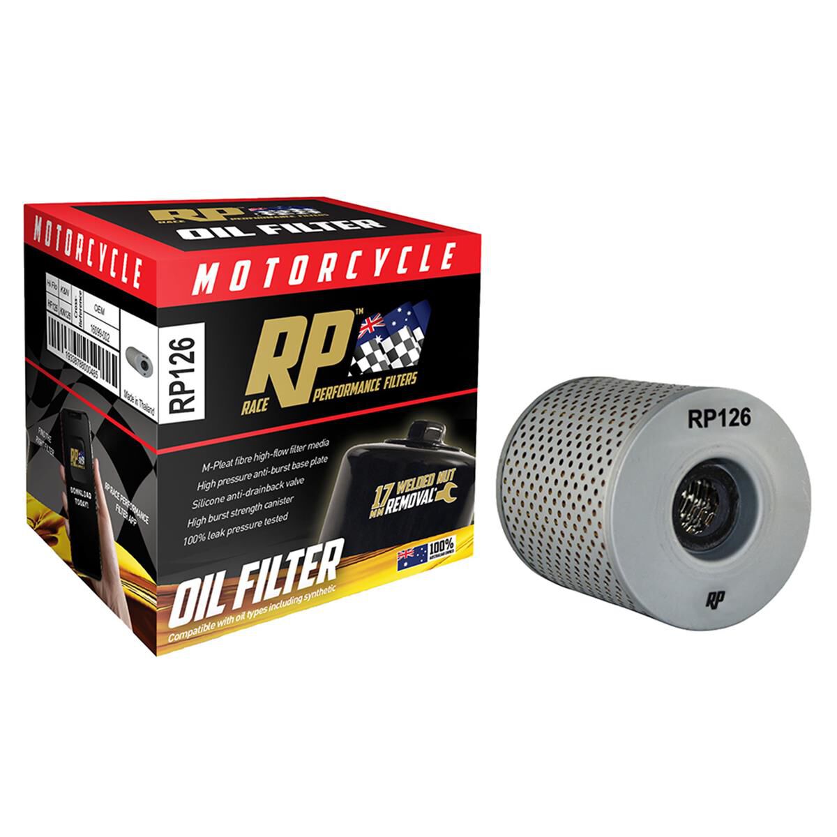 BIKE OIL FILTER RP126, , scaau_hi-res