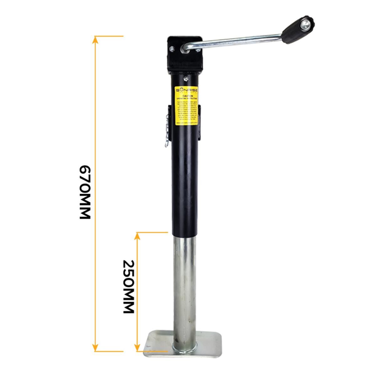 Sunrise Jockey Stand Weld On Attachment JW21 Model Zinc, , scaau_hi-res