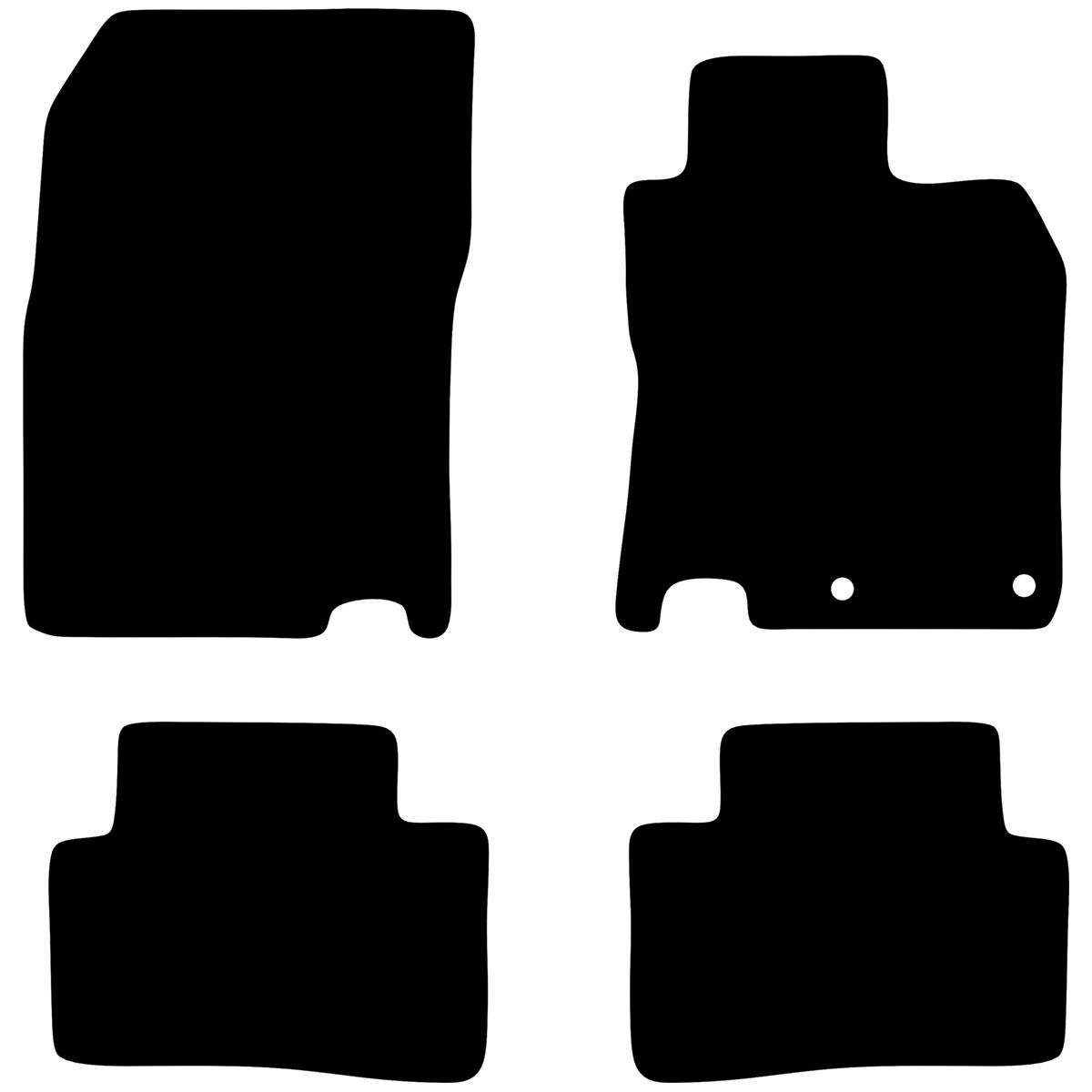 EXECUTIVE RUBBER CAR MATS FOR NISSAN X-TRAIL (3RD GEN 7 SEAT) 2014-2021, , scaau_hi-res