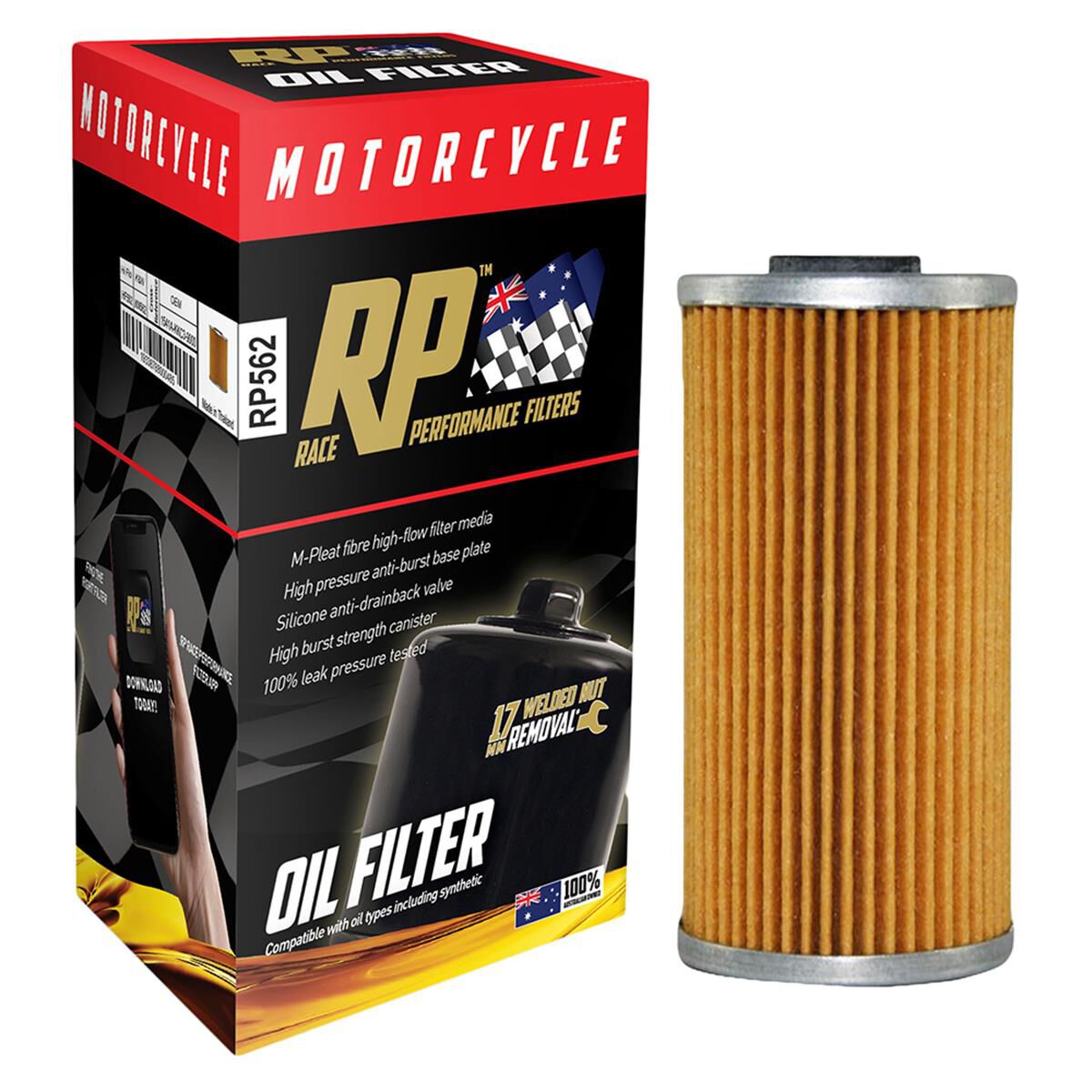 BIKE OIL FILTER RP562, , scaau_hi-res