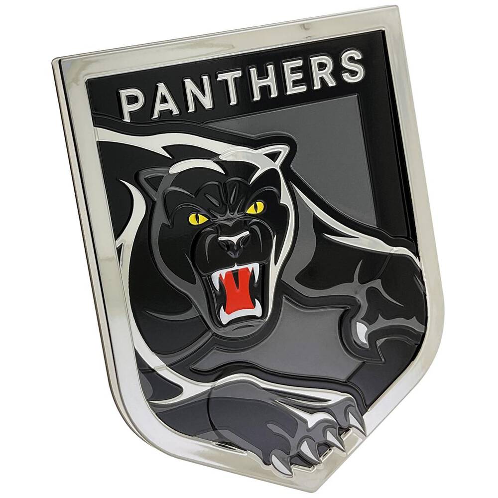 Sw Sh Emblems Fan Emblems NRL Panthers 3D Chrome Car Badge - 11122-004A | Supercheap Auto