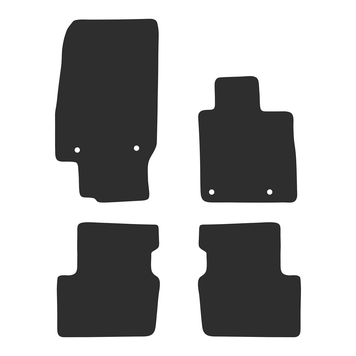 EXECUTIVE RUBBER CAR MATS FOR MAZDA CX-3 2018 ONWARDS, , scaau_hi-res