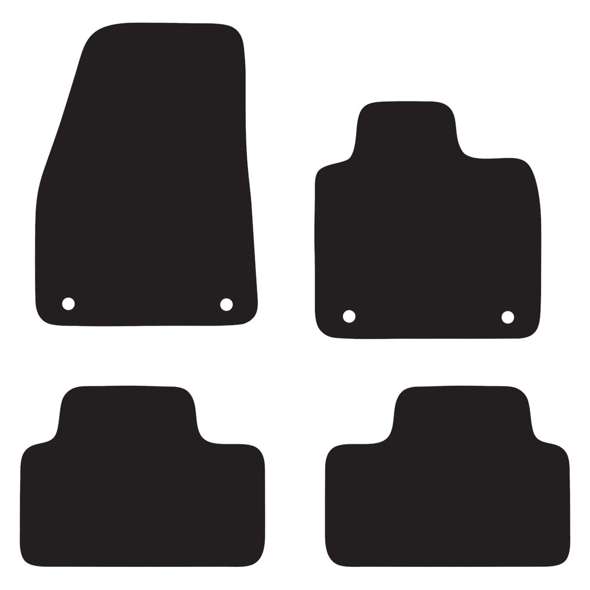 EXECUTIVE RUBBER CAR MATS FOR VOLVO XC40 2018 ONWARDS, , scaau_hi-res