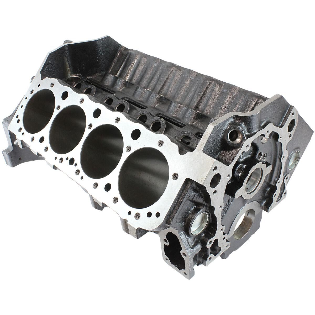 SBC BARE ENGINE BLOCK 4.125" BORE 9.02 DECK MAIN BEAR 350, , scaau_hi-res