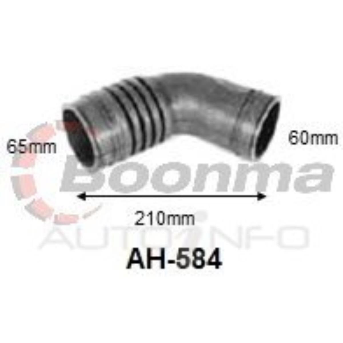 CORONA 2.0L 88-92 AIR HOSE, , scaau_hi-res