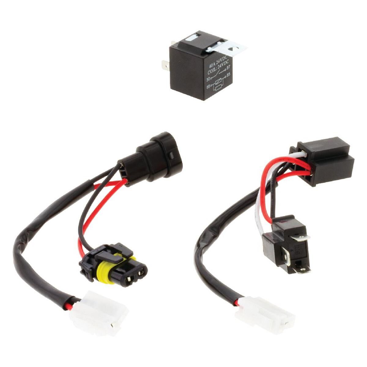 PKT 2 7" RND LED DRIVING LAMP KIT 9-36V 106W 19 LEDs GREEN & BLACK 11,000Lmns, , scaau_hi-res