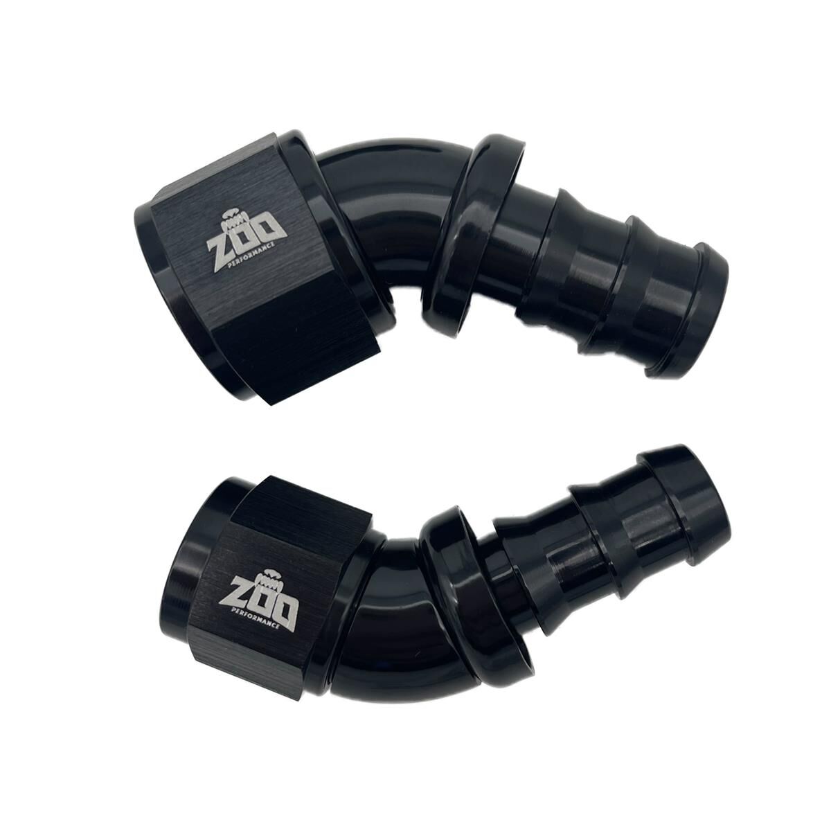 Zoo Performance 400 Series AN8 45 Deg Push Lock Hose Fitting ZOO