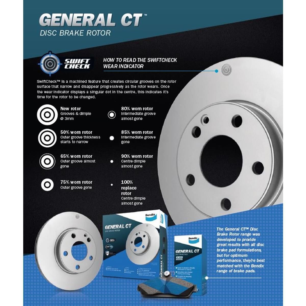 Bendix GCT Brake Rotor - BR2730 GCT, , scaau_hi-res