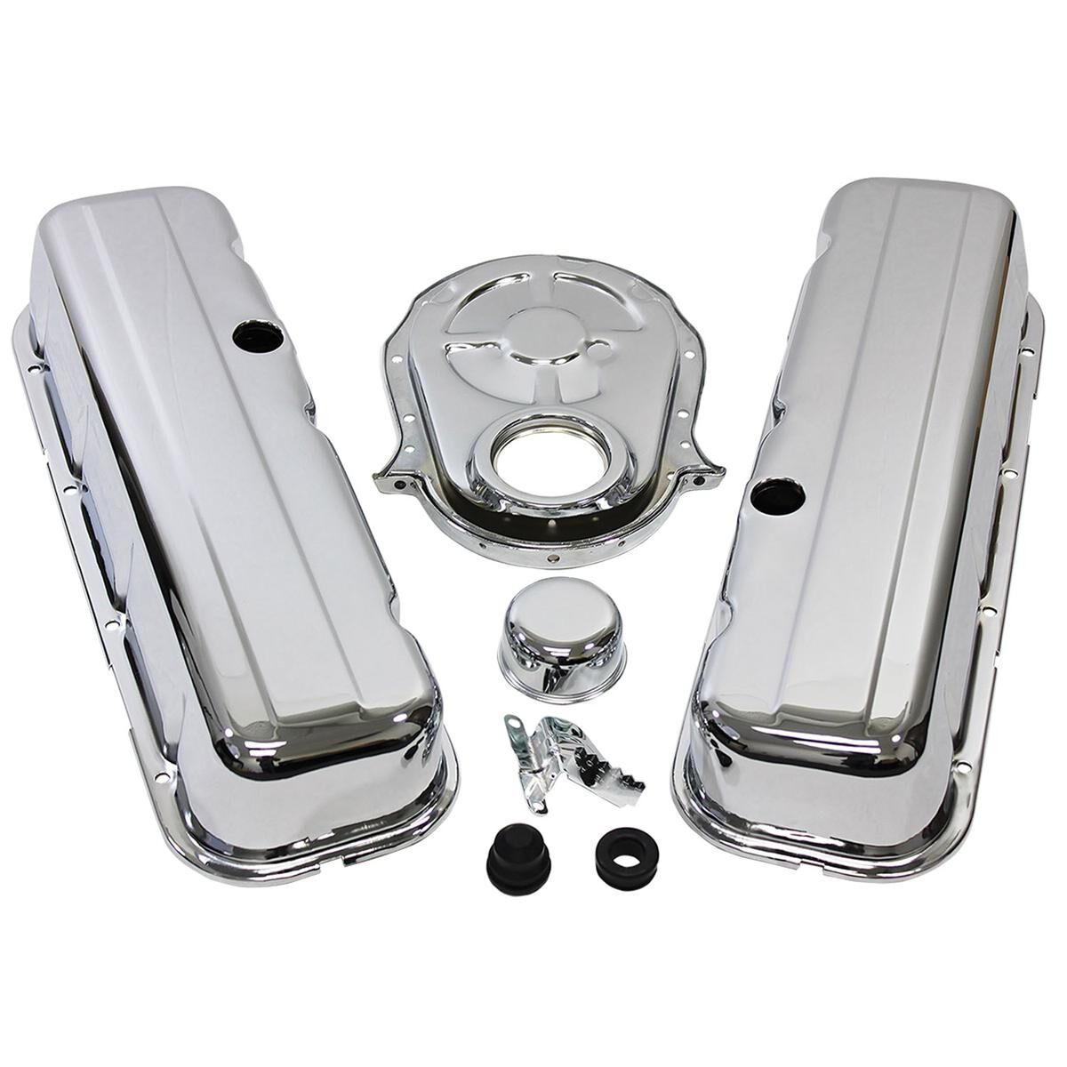 Engine Dress Up Kit Chrome Chevrolet BB Block, , scaau_hi-res