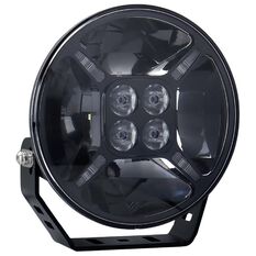 7" RND LED DRIVING LAMP DRIVNG BEAM 9-36V 60W BLACK 6,000Lms W/PARK LIGHT, , scaau_hi-res