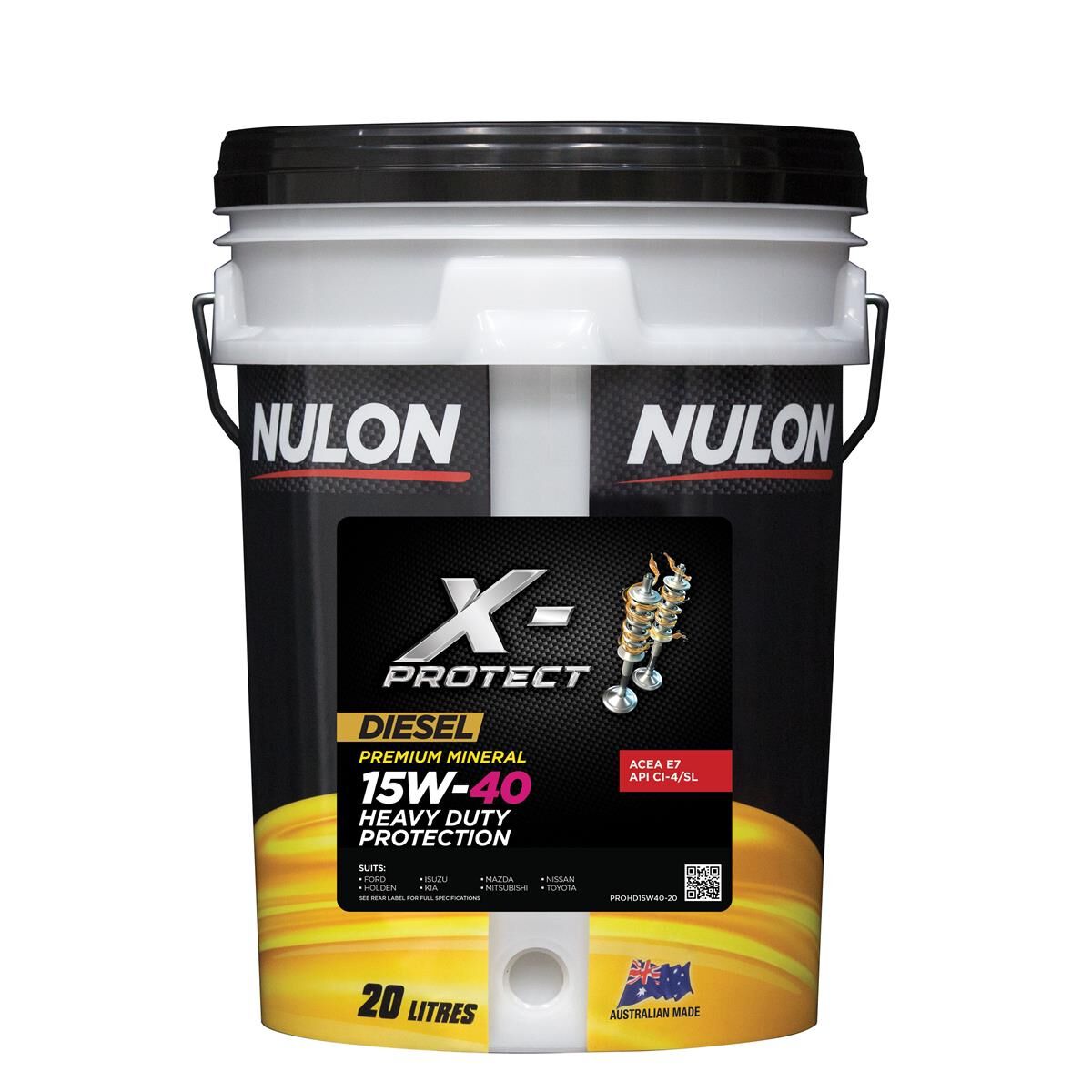 20L NULON X-PROTECT 15W-40 HEAVY DUTY PROTECTION, , scaau_hi-res