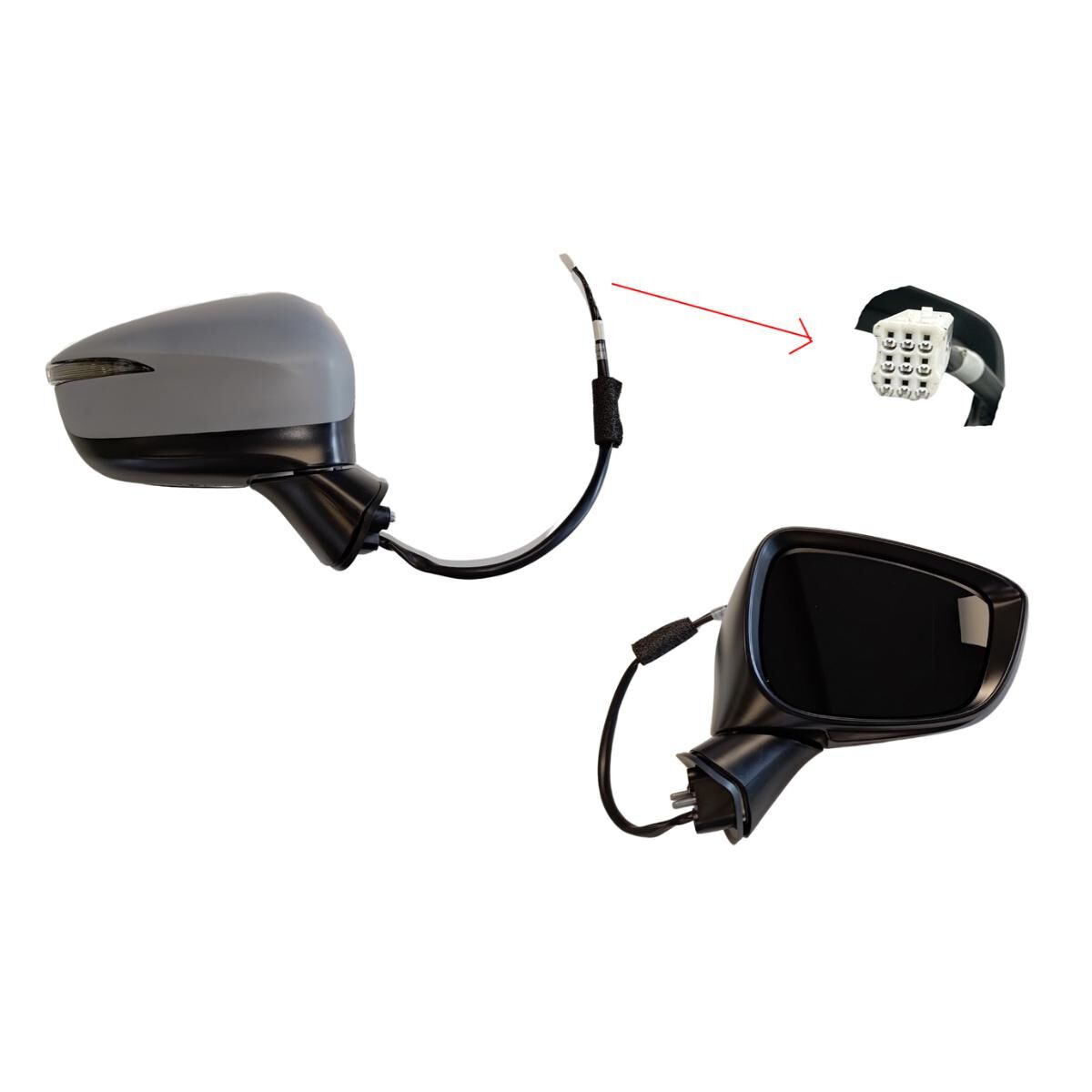 CX3 DK (9P/9H) 1/15- DOOR MIRROR (+LIGHT+HEATED+FOLDING+BLIND SPOT) (R), , scaau_hi-res