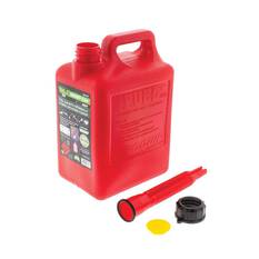 5LT PLASTIC HANDY FUEL CAN RED WITH POURER ALL TYPE OF FUEL, , scaau_hi-res
