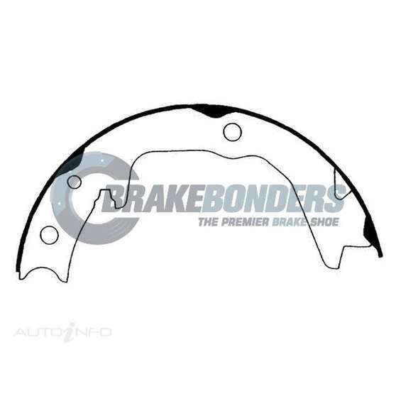 Brake Shoes - Mitsubish Parking Brake 170mm, , scaau_hi-res