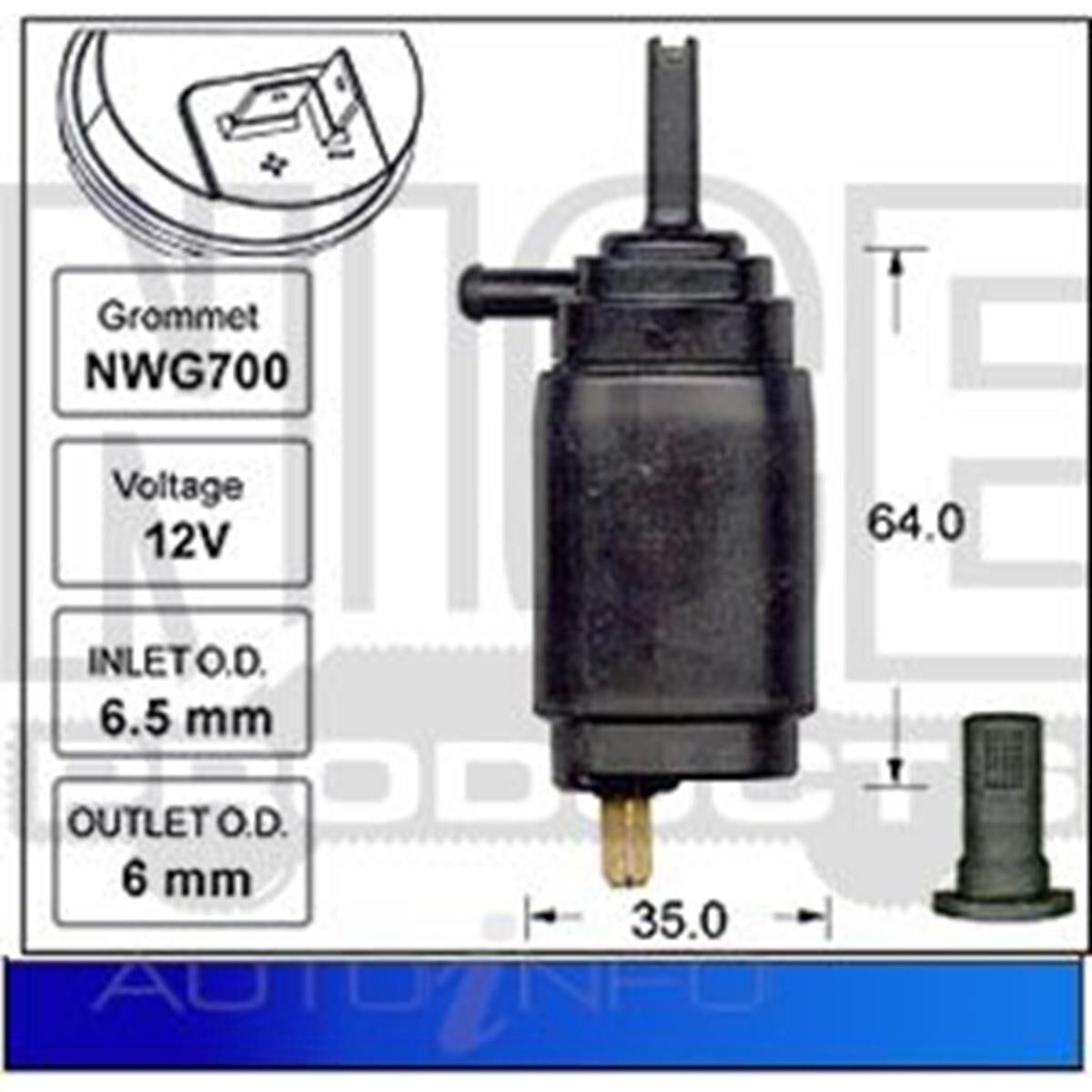 Washer Pump, , scaau_hi-res