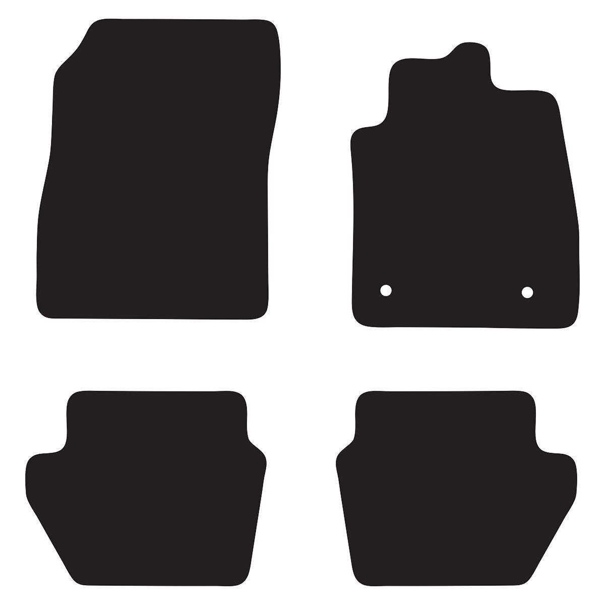ECO CARPET CAR MATS FOR FORD FIESTA ST (7TH GEN) 2018 ONWARDS, , scaau_hi-res