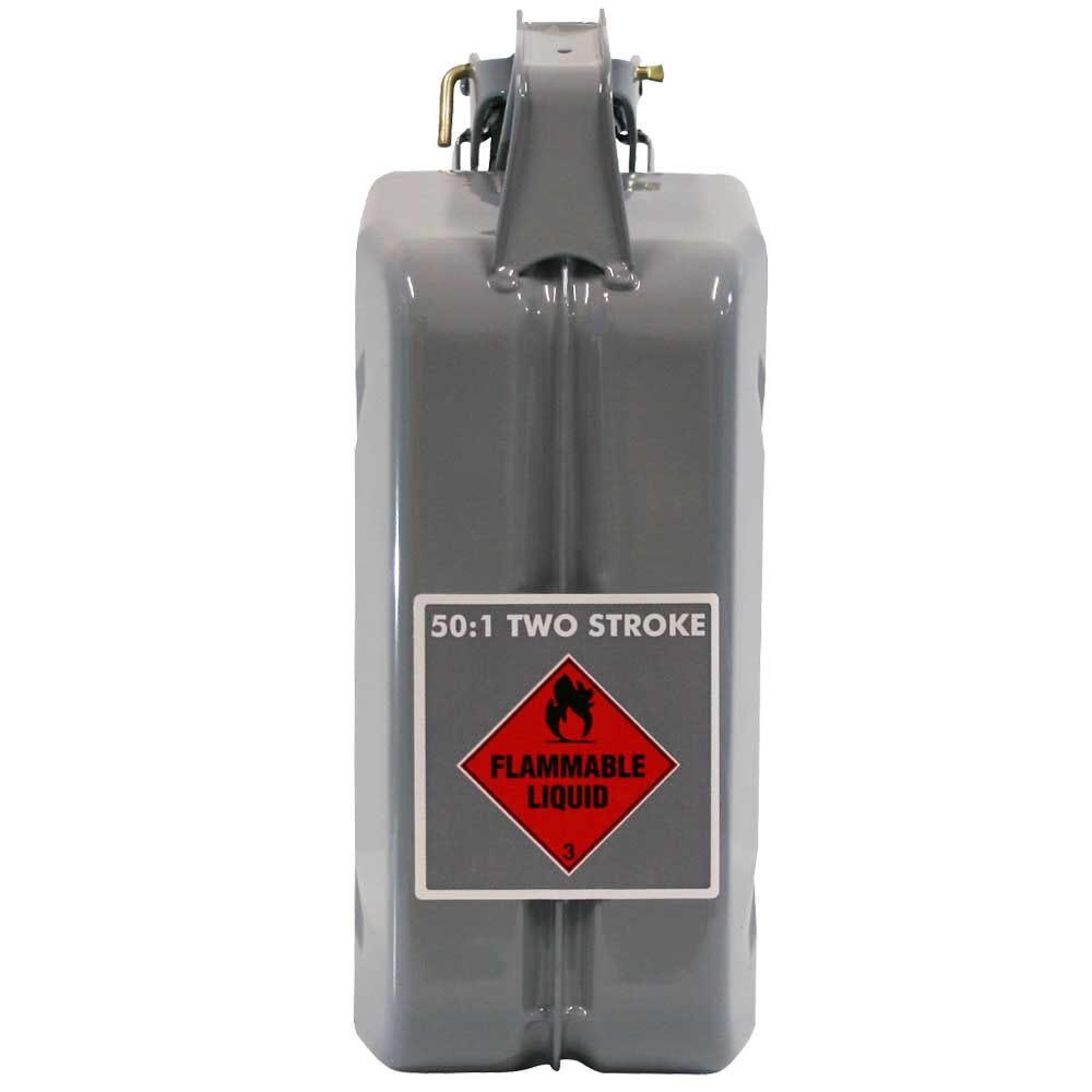 METAL JERRY CAN 5L 2 STROKE 50 1 PIPELINE GREY CARTON QTY 2, , scaau_hi-res
