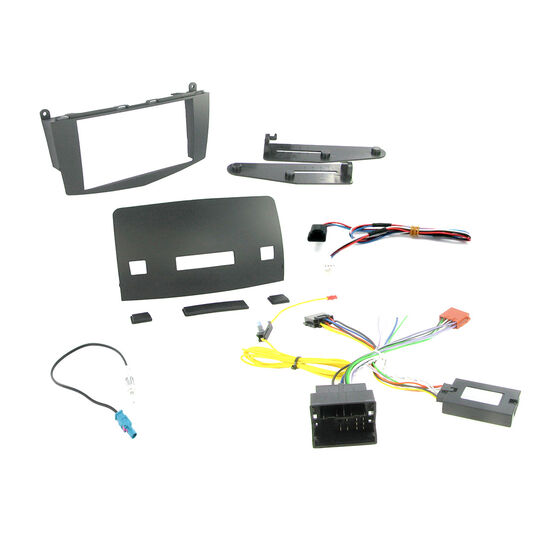 INSTALL KIT TO SUIT MERCEDES C-CLASS W204 (BLACK), , scaau_hi-res